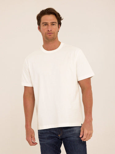 Johnny Organic Cotton Relaxed Crew Tee Mens Tops Tshirt Short Threads 4 Thought