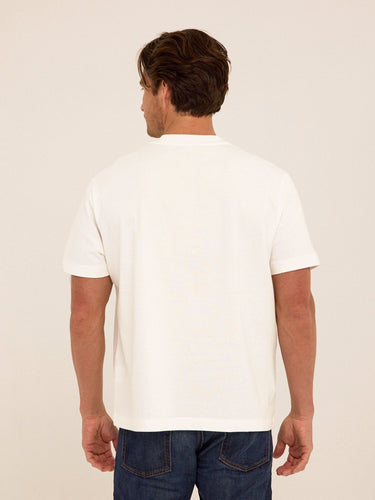 Roger Organic Cotton Relaxed V-Neck Tee Mens Tops Tshirt Short Threads 4 Thought