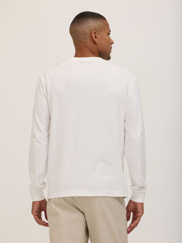 Bowery Essential Cotton Jersey Relaxed Fit Long Sleeve Tee Mens Tops Tshirt Long Threads 4 Thought