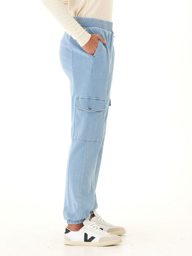 Daphnie Denim Terry Cargo Jogger Threads 4 Thought