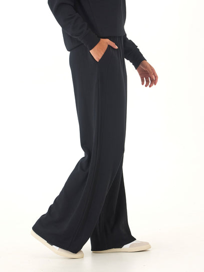 Esmeralda Feather Fleece Wide Leg Pant Threads 4 Thought