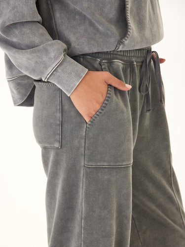 Lottie Mineral Wash CVC Fleece Jogger Threads 4 Thought