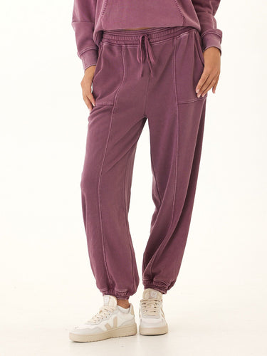 Lottie Mineral Wash CVC Fleece Jogger Threads 4 Thought