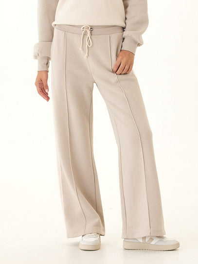 Tricia Triblend Fleece Colorblock Wide Leg Pant Threads 4 Thought