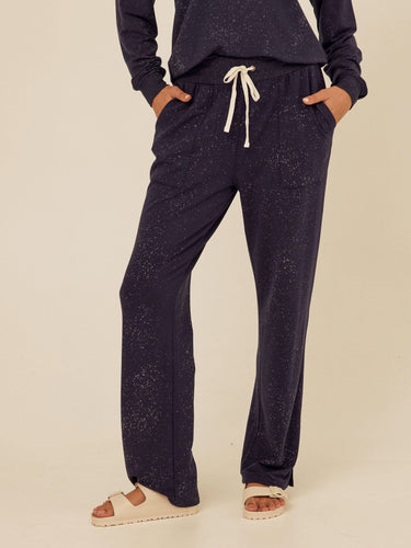 Theresa Spray Wash Modal Terry Straight Leg Pant Womens Bottoms Sweatpants Threads 4 Thought