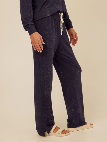 Theresa Spray Wash Modal Terry Straight Leg Pant Womens Bottoms Sweatpants Threads 4 Thought