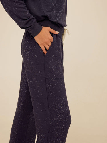 Theresa Spray Wash Modal Terry Straight Leg Pant Womens Bottoms Sweatpants Threads 4 Thought