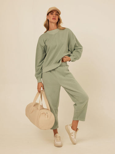 Chantel Mineral Wash Fleece Pant Womens Bottoms Sweatpants Threads 4 Thought