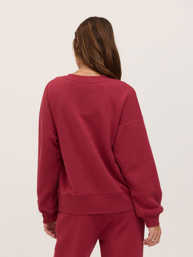 Blaise Triblend Fleece Pullover Womens Outerwear Sweatshirt Threads 4 Thought