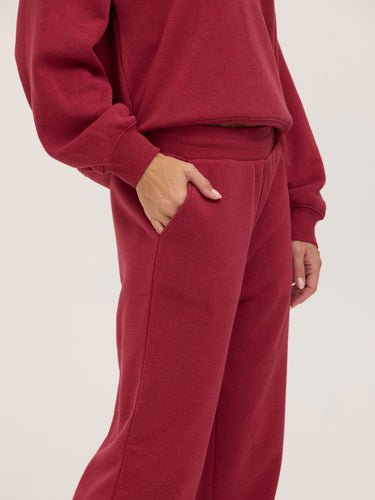 Jayla Triblend Fleece Relaxed Fit Jogger Womens Bottoms Sweatpants Threads 4 Thought