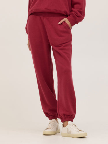 Jayla Triblend Fleece Relaxed Fit Jogger Womens Bottoms Sweatpants Threads 4 Thought