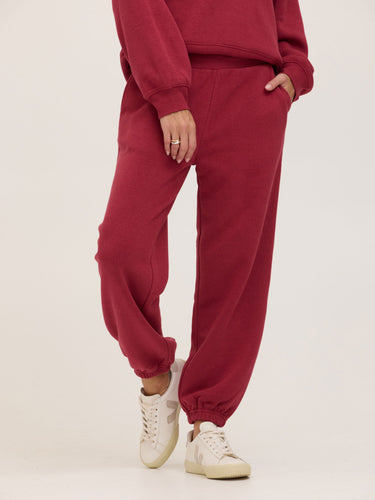 Jayla Triblend Fleece Relaxed Fit Jogger Womens Bottoms Sweatpants Threads 4 Thought