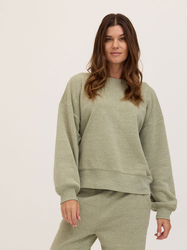 Blaise Triblend Fleece Pullover Womens Outerwear Sweatshirt Threads 4 Thought