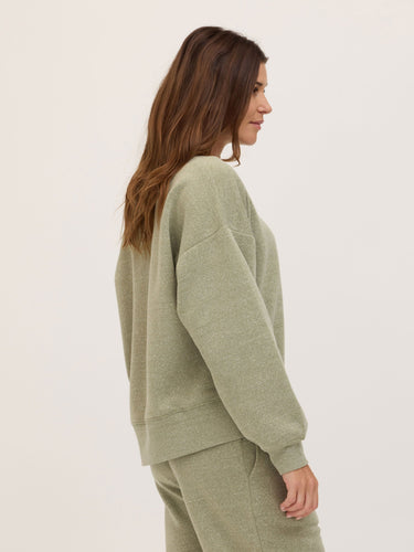 Blaise Triblend Fleece Pullover Womens Outerwear Sweatshirt Threads 4 Thought