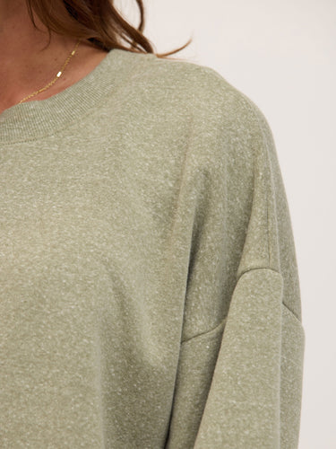 Blaise Triblend Fleece Pullover Womens Outerwear Sweatshirt Threads 4 Thought