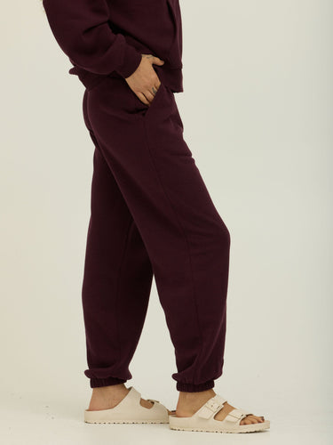 Jayla Triblend Fleece Relaxed Fit Jogger Womens Bottoms Sweatpants Threads 4 Thought