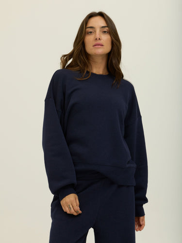 Blaise Triblend Fleece Pullover Womens Outerwear Sweatshirt Threads 4 Thought