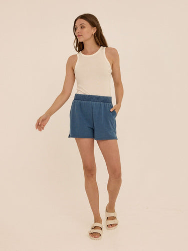 Billie Indigo Jersey Short Womens Bottoms Shorts Threads 4 Thought