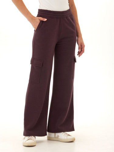 Kienna Triblend Fleece Cargo Pant Womens Bottoms Sweatpants Threads 4 Thought
