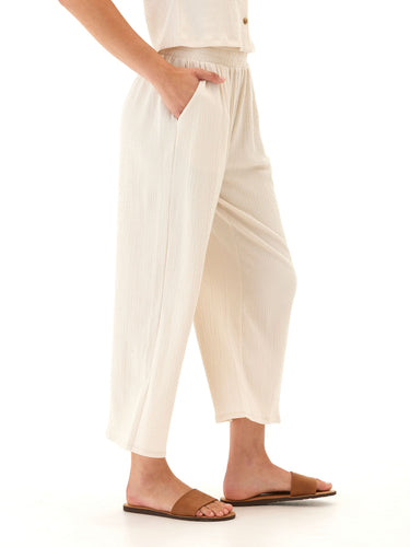 Ivanna Smocked Jersey Wide Leg Pant Womens Bottoms Pants Threads 4 Thought