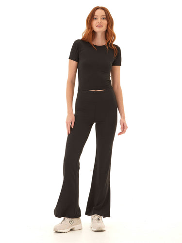 Maybella High Rise Flare Legging Womens Bottoms Leggings Threads 4 Thought