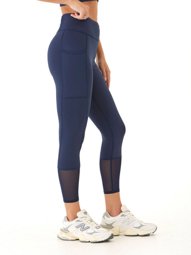 Katalina High Rise Performance Mesh Panel 7/8 Legging Womens Bottoms Leggings Threads 4 Thought