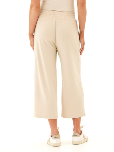 Serena Modal Terry Wide Leg Crop Pant Womens Bottoms Sweatpants Threads 4 Thought