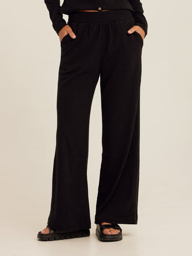 Ivanna Smocked Jersey Wide Leg Pant Womens Bottoms Pants Threads 4 Thought
