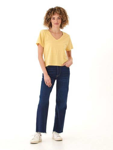 Ada Triblend V-Neck Tee Womens Tops Short Tee Threads 4 Thought