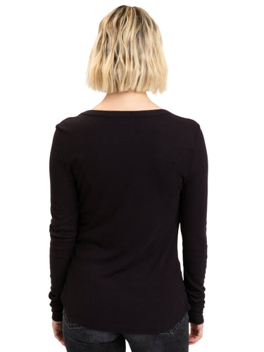 Tessa Feather Rib Long Sleeve Womens Tops Long Threads 4 Thought
