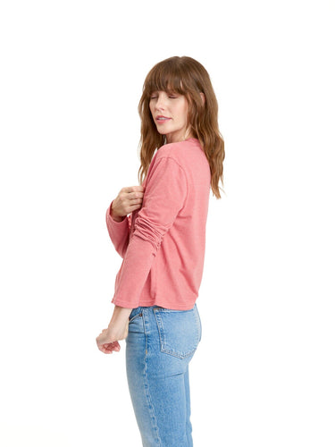 Maggie Triblend Long Sleeve Pocket Tee Womens Tops Long Threads 4 Thought