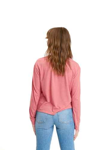Maggie Triblend Long Sleeve Pocket Tee Womens Tops Long Threads 4 Thought