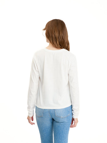 Ada Triblend Long Sleeve V-Neck Tee Womens Tops Long Threads 4 Thought