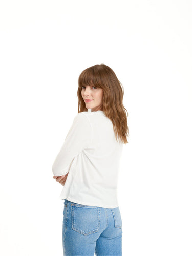 Ada Triblend Long Sleeve V-Neck Tee Womens Tops Long Threads 4 Thought