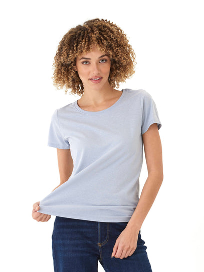 Odette Triblend Crew Tee Womens Tops Short Tee Threads 4 Thought