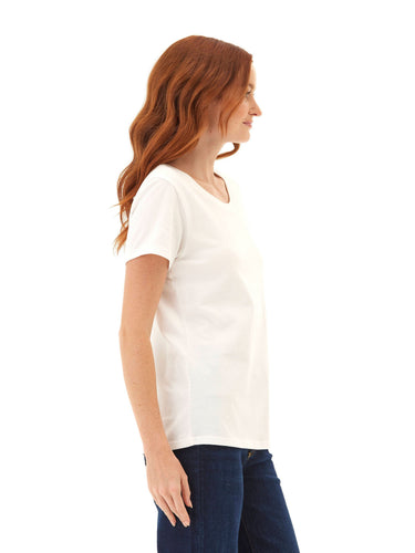 Odette Classic Jersey Crew Tee Womens Tops Short Tee Threads 4 Thought