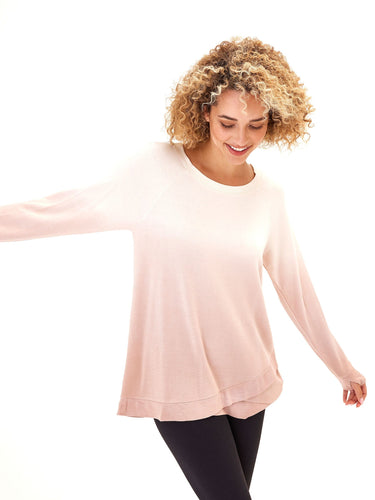 Leanna Feather Fleece Tunic Womens Outerwear Sweatshirt Threads 4 Thought
