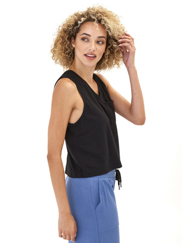 Hera Triblend Jersey V-Neck Tank Womens Tops Tanks Threads 4 Thought