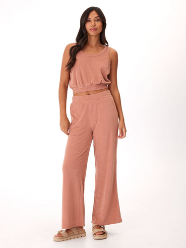 Sharie Towel Terry Wide Leg Pant Womens Bottoms Pants Threads 4 Thought
