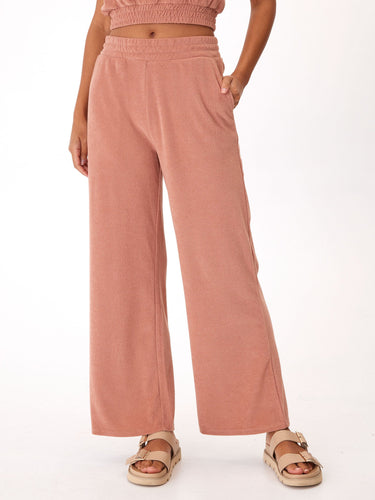 Sharie Towel Terry Wide Leg Pant Womens Bottoms Pants Threads 4 Thought