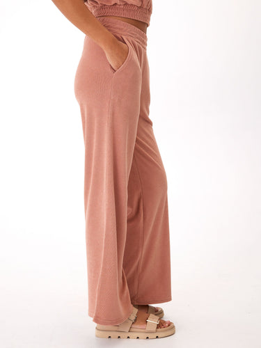 Sharie Towel Terry Wide Leg Pant Womens Bottoms Pants Threads 4 Thought