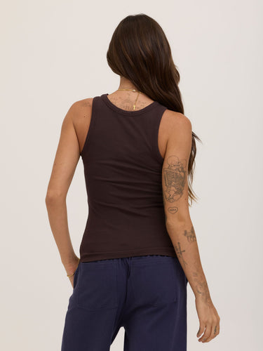 Bailey Feather Rib High Neck Tank Womens Tops Tanks Threads 4 Thought