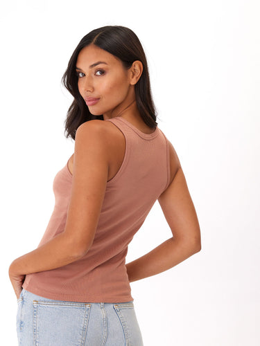 Bailey Feather Rib High Neck Tank Womens Tops Tanks Threads 4 Thought