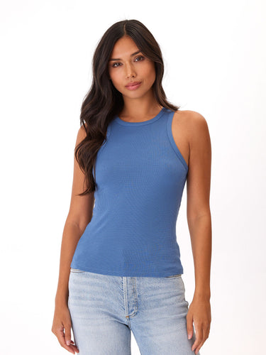 Bailey Feather Rib High Neck Tank Womens Tops Tanks Threads 4 Thought