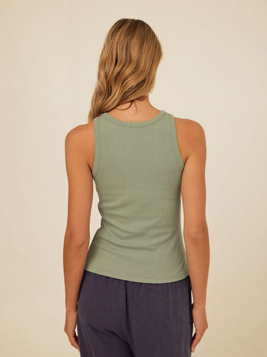 Bailey Feather Rib High Neck Tank Womens Tops Tanks Threads 4 Thought