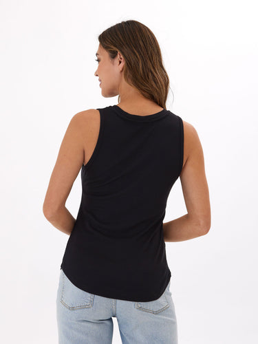 Akia Feather Rib Henley Tank Womens Tops Tanks Threads 4 Thought