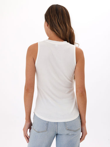 Akia Feather Rib Henley Tank Womens Tops Tanks Threads 4 Thought