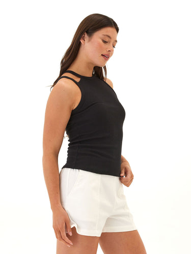 Zinnia Feather Rib Tank Womens Tops Tanks Threads 4 Thought