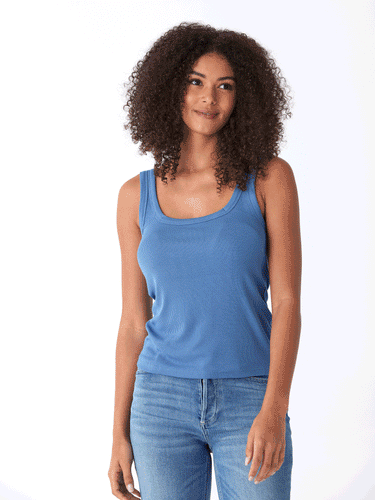 Yvette Feather Rib Tank Womens Tops Tanks Threads 4 Thought