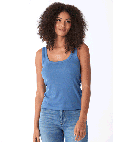 Yvette Feather Rib Tank Womens Tops Tanks Threads 4 Thought 